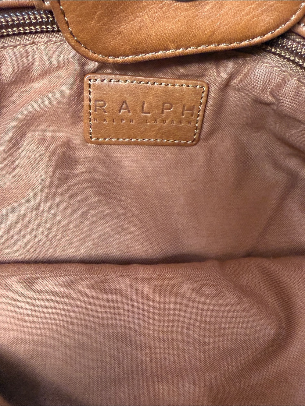 Vintage Ralph Lauren Leather Shoulder Bag - Picture 2 of 9